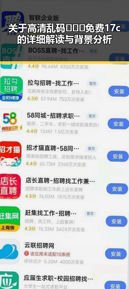 关于高清乱码🔞❌♋免费17c的详细解读与背景分析
