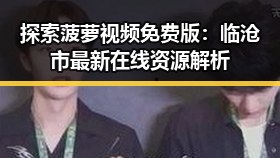 探索菠萝视频免费版：临沧市最新在线资源解析