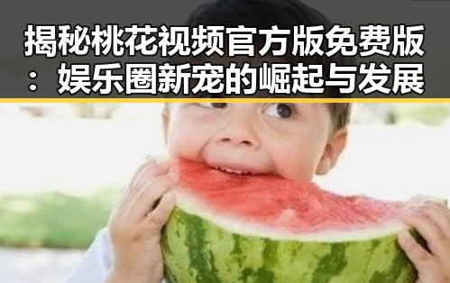 揭秘桃花视频官方版免费版:娱乐圈新宠的崛起与发展