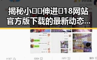 揭秘小🐔🐔伸进🈲18网站官方版下载的最新动态与背景